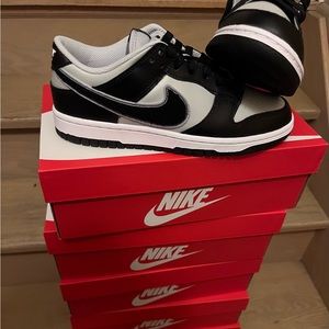 💥 CHENILLE FOG  black and grey Nike dunk low